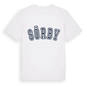 Sörby college t-shirt – ekologisk bomull t-shirt från Pinshirt