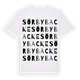 Sörbybacke ordlek t-shirt