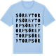 Blue Soul t-shirt med Sörbytorp ordlek t-shirt
