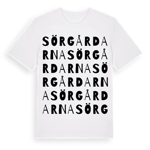 Sörgårdarna ordlek t-shirt – ekologisk bomull t-shirt från Pinshirt