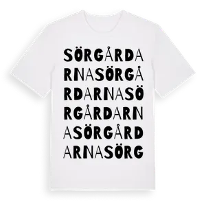 Sörgårdarna ordlek t-shirt – ekologisk bomull t-shirt från Pinshirt