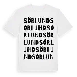 Sörlund ordlek t-shirt – ekologisk bomull t-shirt från Pinshirt