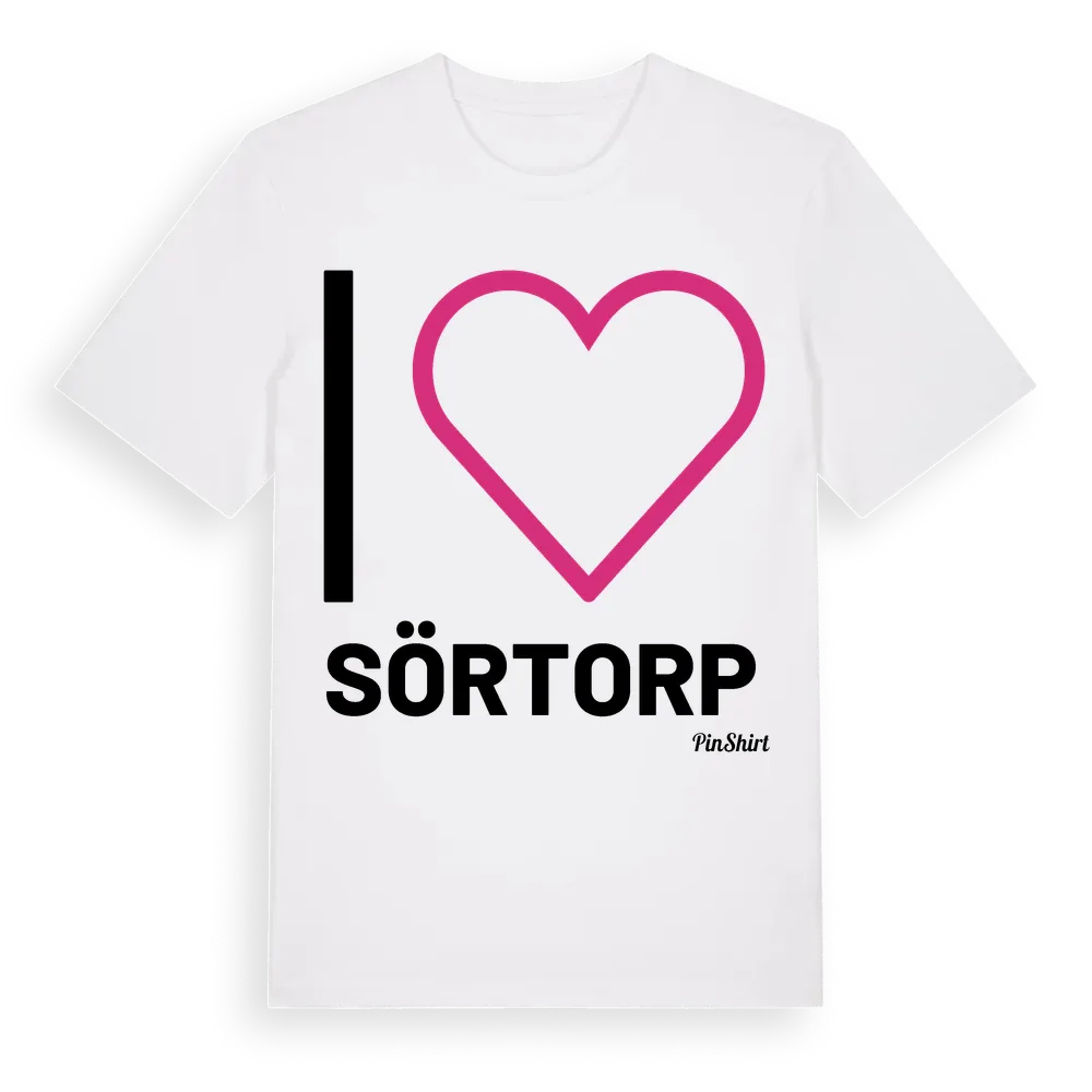 Jag älskar Sörtorp t-shirt stort tryck i miljö