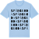Blue Soul t-shirt med Spångboda ordlek t-shirt
