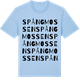 Blue Soul t-shirt med Spångmossen ordlek t-shirt