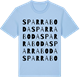 Blue Soul t-shirt med Sparraboda ordlek t-shirt