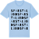 Blue Soul t-shirt med Sparstalund ordlek t-shirt