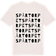 Vintage White t-shirt med Spårtorpet ordlek t-shirt