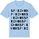 Blue Soul t-shirt med Spiremon ordlek t-shirt