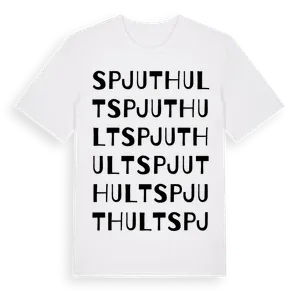 Spjuthult ordlek t-shirt – ekologisk bomull t-shirt från Pinshirt