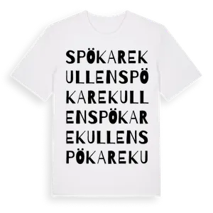Spökarekullen ordlek t-shirt – ekologisk bomull t-shirt från Pinshirt