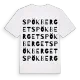 Spökberget ordlek t-shirt