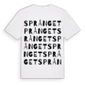Språnget ordlek t-shirt