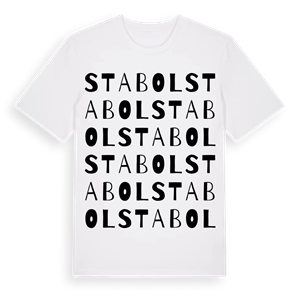 Stabol ordlek t-shirt – ekologisk bomull t-shirt från Pinshirt