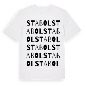 Stabol ordlek t-shirt – ekologisk bomull t-shirt från Pinshirt