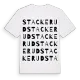 Stackerud ordlek t-shirt