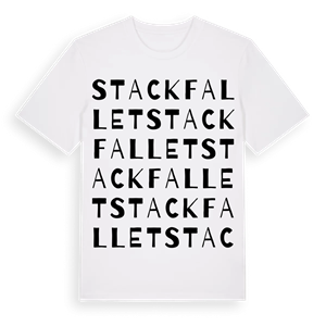 Stackfallet ordlek t-shirt – ekologisk bomull t-shirt från Pinshirt