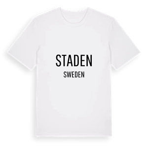Staden i Sverige t-shirt – ekologisk bomull t-shirt från Pinshirt