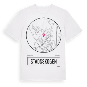 Stadsskogen t-shirt – ekologisk bomull t-shirt från Pinshirt