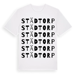 Städtorp ordlek t-shirt – ekologisk bomull t-shirt från Pinshirt