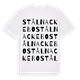 White t-shirt med Stålnackebo ordlek t-shirt
