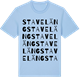 Blue Soul t-shirt med Staveläng ordlek t-shirt