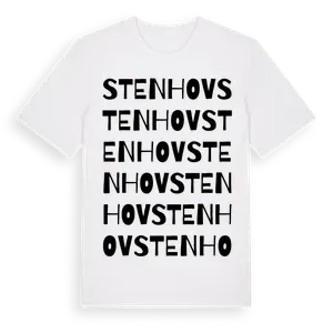 Stenhov ordlek t-shirt – ekologisk bomull t-shirt från Pinshirt