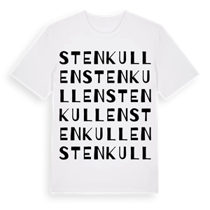 Stenkullen ordlek t-shirt – ekologisk bomull t-shirt från PinShirt