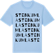 Blue Soul t-shirt med Stenkumla ordlek t-shirt
