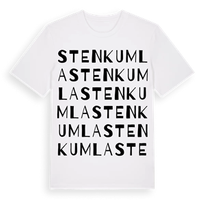 Stenkumla ordlek t-shirt – ekologisk bomull t-shirt från Pinshirt