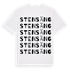 Stensäng ordlek t-shirt