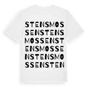 Stensmossen ordlek t-shirt – ekologisk bomull t-shirt från Pinshirt