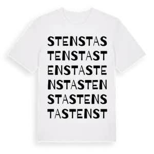 Stensta ordlek t-shirt – ekologisk bomull t-shirt från Pinshirt