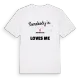 Någon i Stenstugan älskar mig t-shirt
