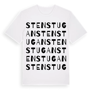 Stenstugan ordlek t-shirt – ekologisk bomull t-shirt från Pinshirt