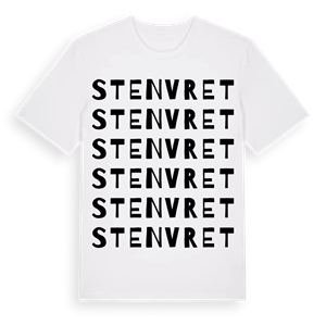 Stenvret ordlek t-shirt – ekologisk bomull t-shirt från Pinshirt