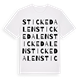 Stickedalen ordlek t-shirt