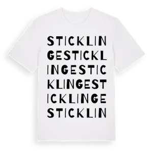 Sticklinge ordlek t-shirt – ekologisk bomull t-shirt från Pinshirt