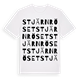 Stjärnröset ordlek t-shirt