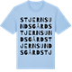 Blue Soul t-shirt med Stjernsunds Gård ordlek t-shirt