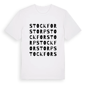 Stockforstorp ordlek t-shirt – ekologisk bomull t-shirt från PinShirt
