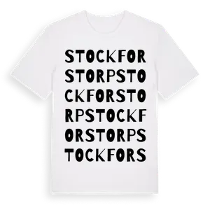Stockforstorp ordlek t-shirt – ekologisk bomull t-shirt från Pinshirt