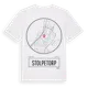 White t-shirt med Stolpetorp t-shirt