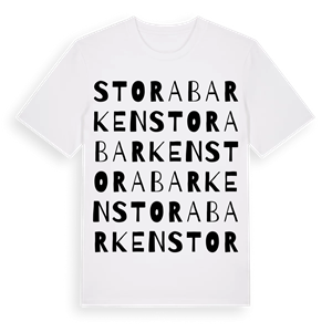 Stora Barken ordlek t-shirt – ekologisk bomull t-shirt från Pinshirt