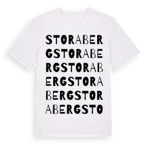 Stora Berg ordlek t-shirt – ekologisk bomull t-shirt från Pinshirt