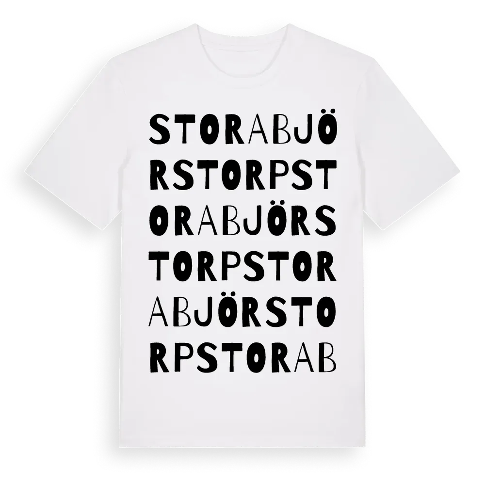 Stora Björstorp ordlek t-shirt i miljö