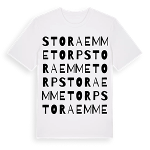 Stora Emmetorp ordlek t-shirt – ekologisk bomull t-shirt från Pinshirt