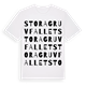 Stora Gruvfallet ordlek t-shirt