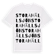 Stora Hällsjön ordlek t-shirt