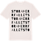 Vintage White t-shirt med Stora Herrfallet ordlek t-shirt
